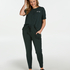 Loose-fitting Pajama Pants, Zielony