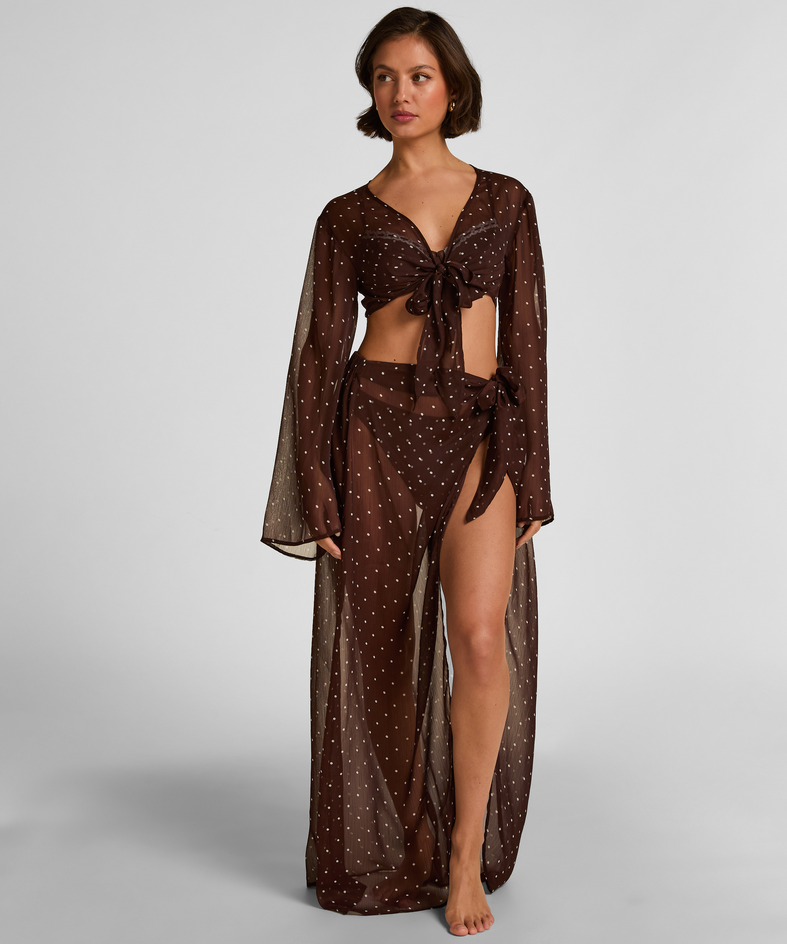 Top Plażowy Algarve, Brązowy, main