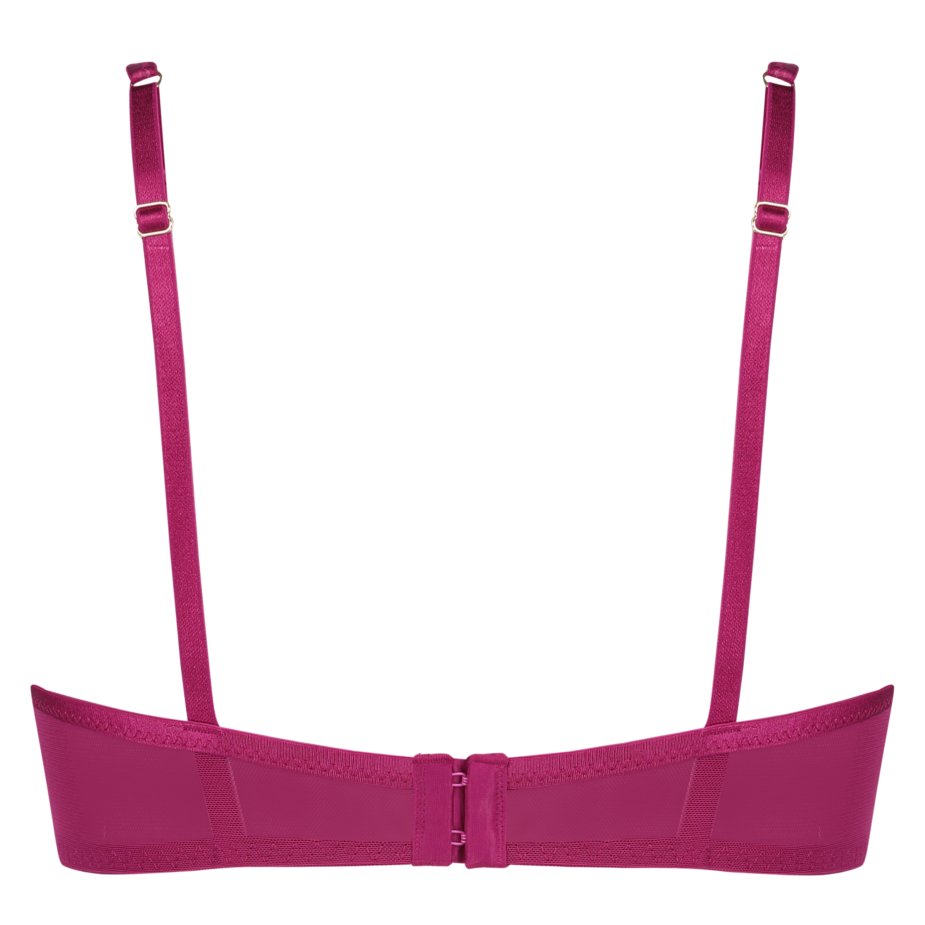 Biustonosz usztywniany z fiszbinami półmiseczki Cardi, Różowy, main