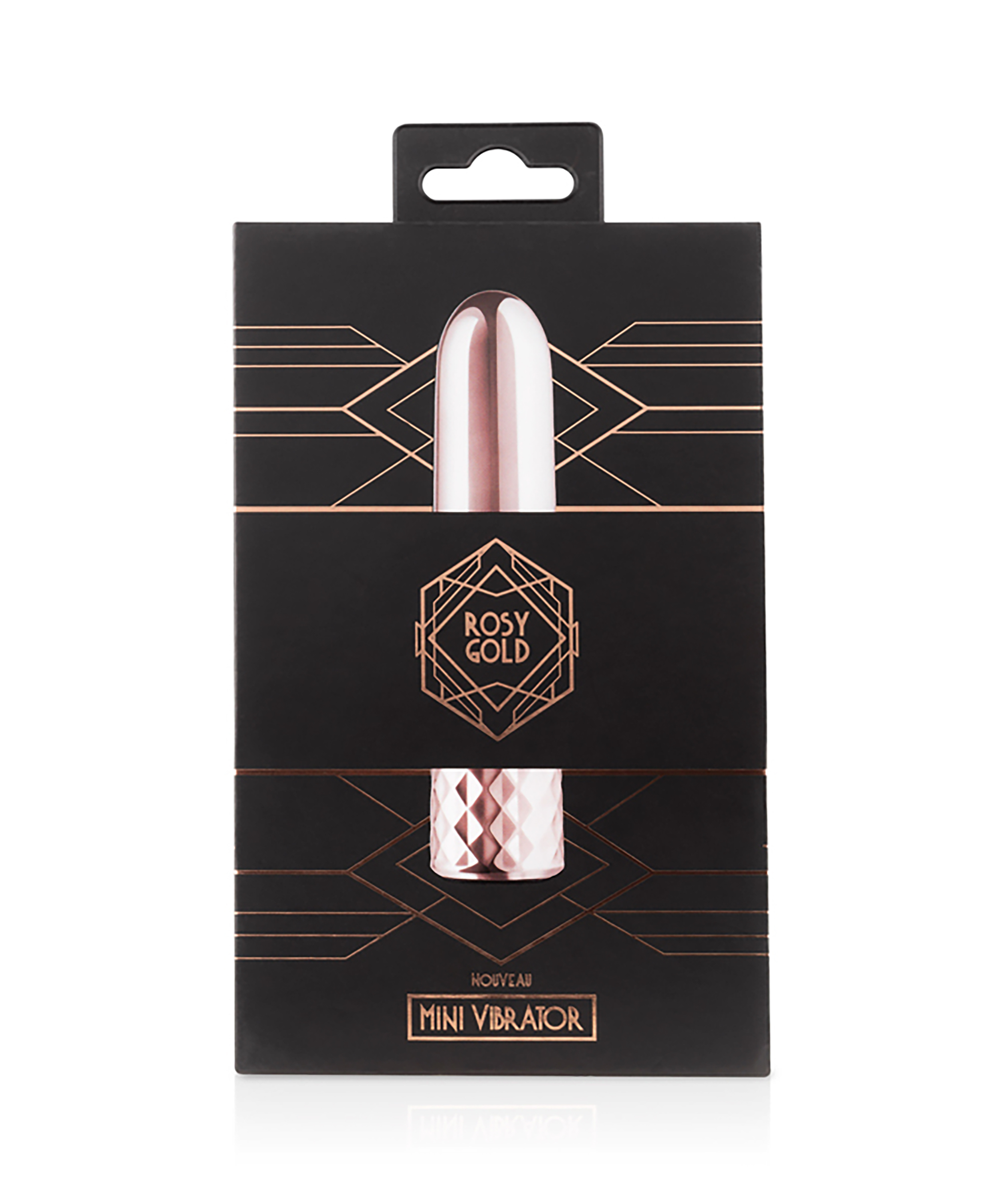 Mini wibrator Rosy Gold Nouveau, R&oacute;żowy, main