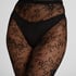 Rajstopy Allover Lace, Czarny