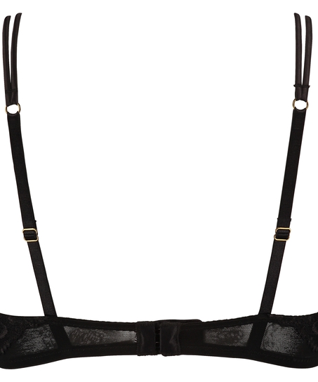 Non-padded underwired bra Jolie, Czarny