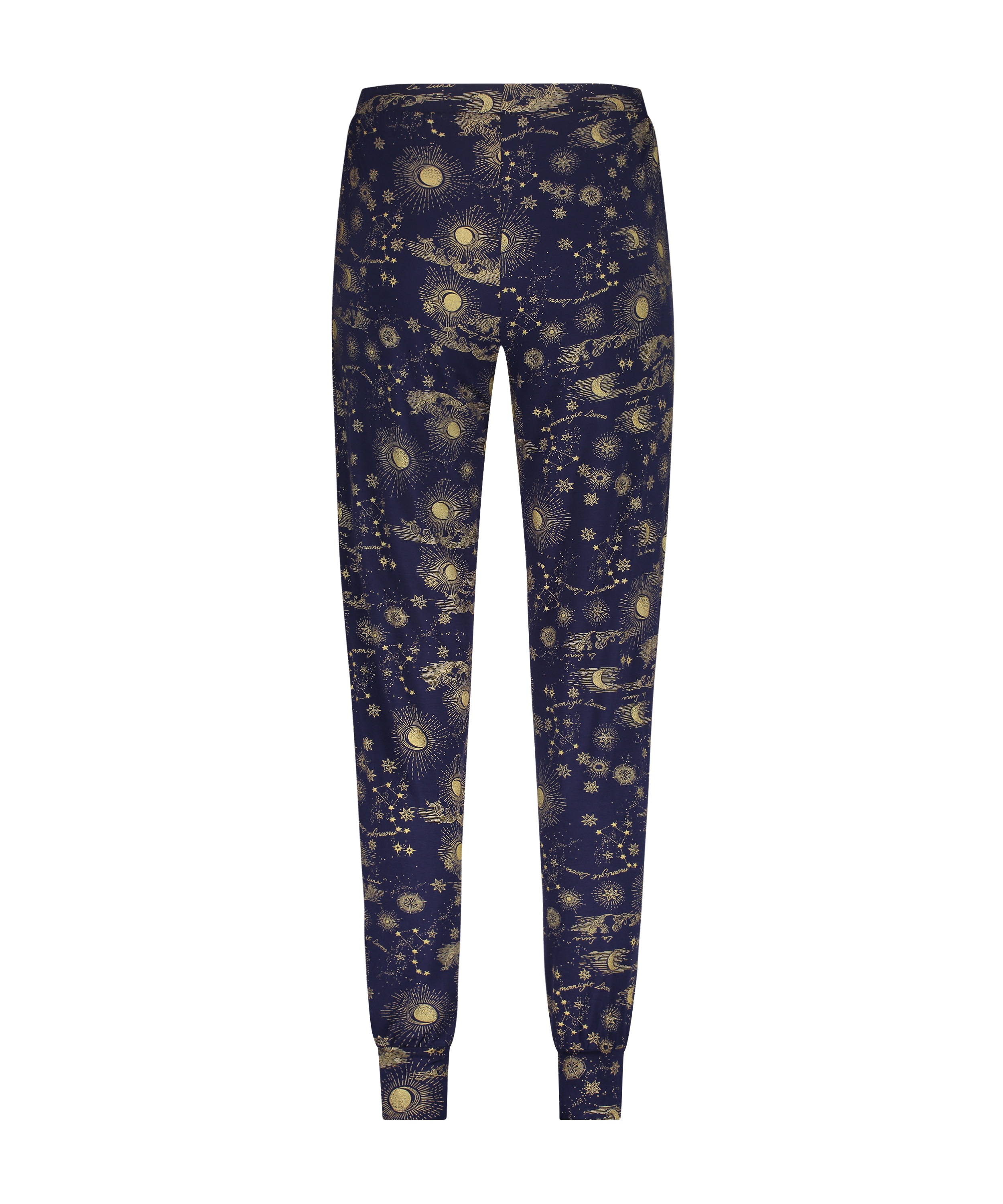 Tall Spodnie od piżamy Jersey, Niebieski, main