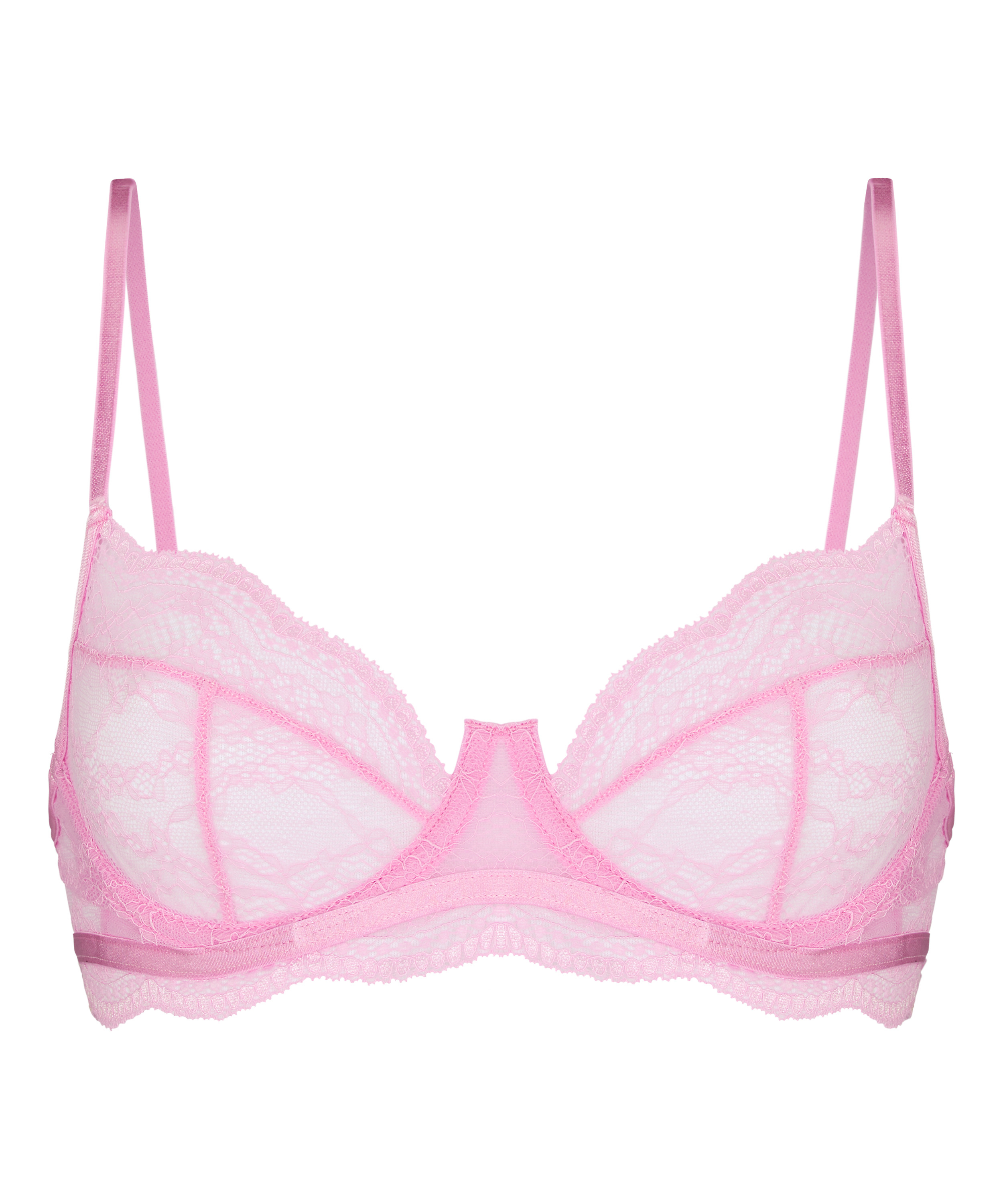 Nieusztywniany biustonosz z fiszbinami Isabelle, R&oacute;żowy, main