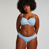 Majtki Bikini Rio Scallop, Niebieski