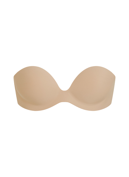 Stick on bra, Beżowy