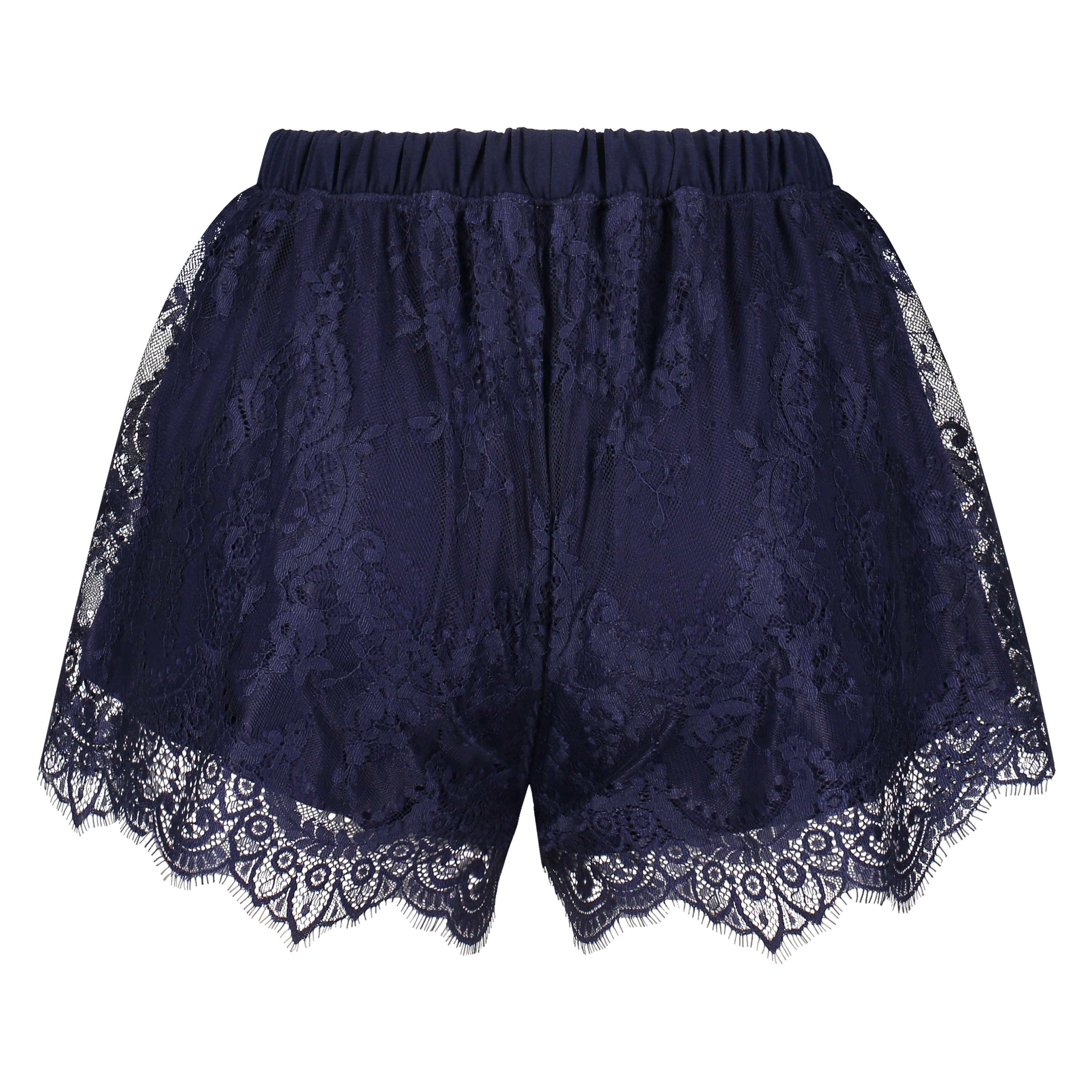 All-over Lace Pyjama Shorts, Niebieski, main