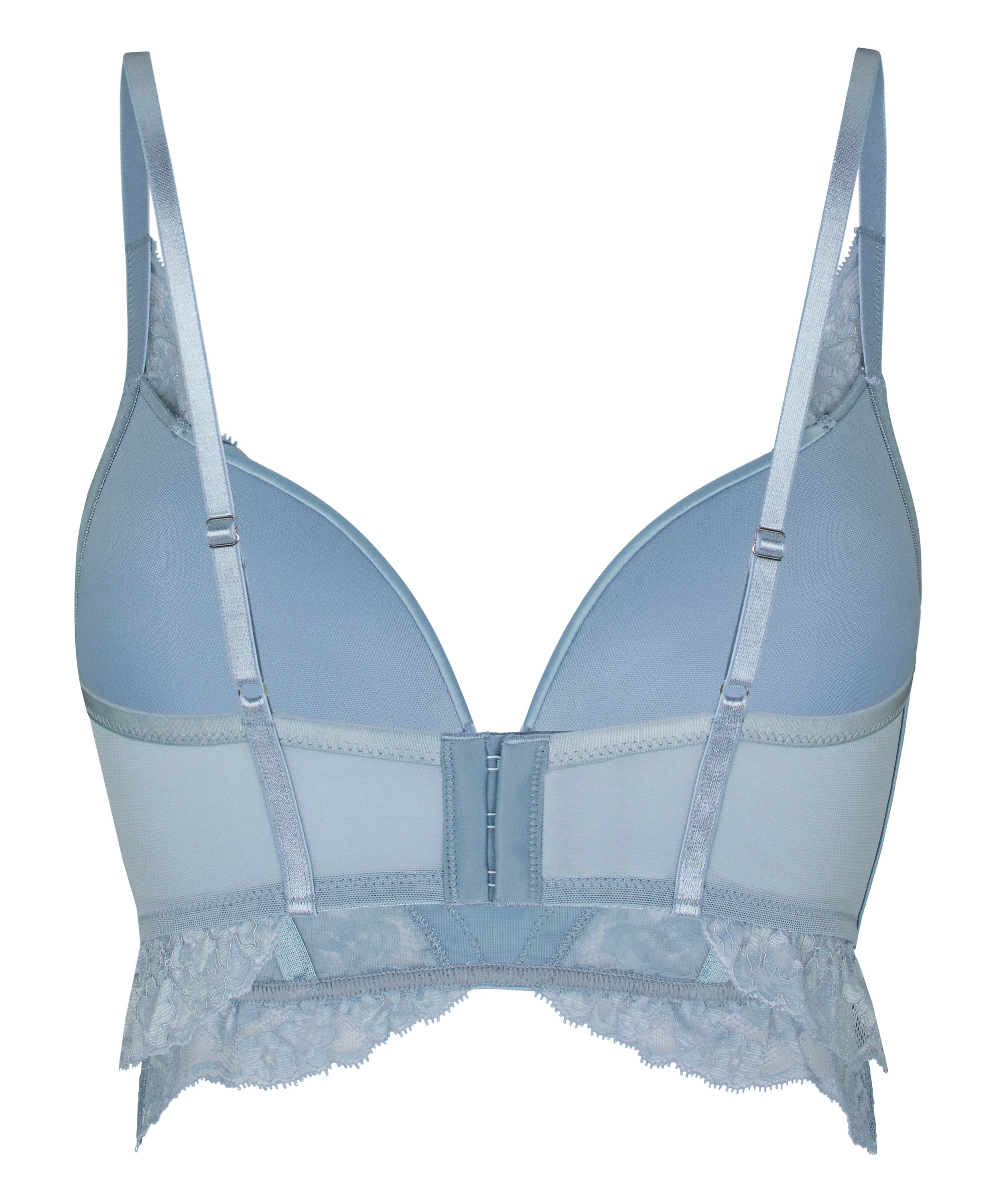 Biustonosz Push‑Up typu Longline Rosie, Niebieski, main