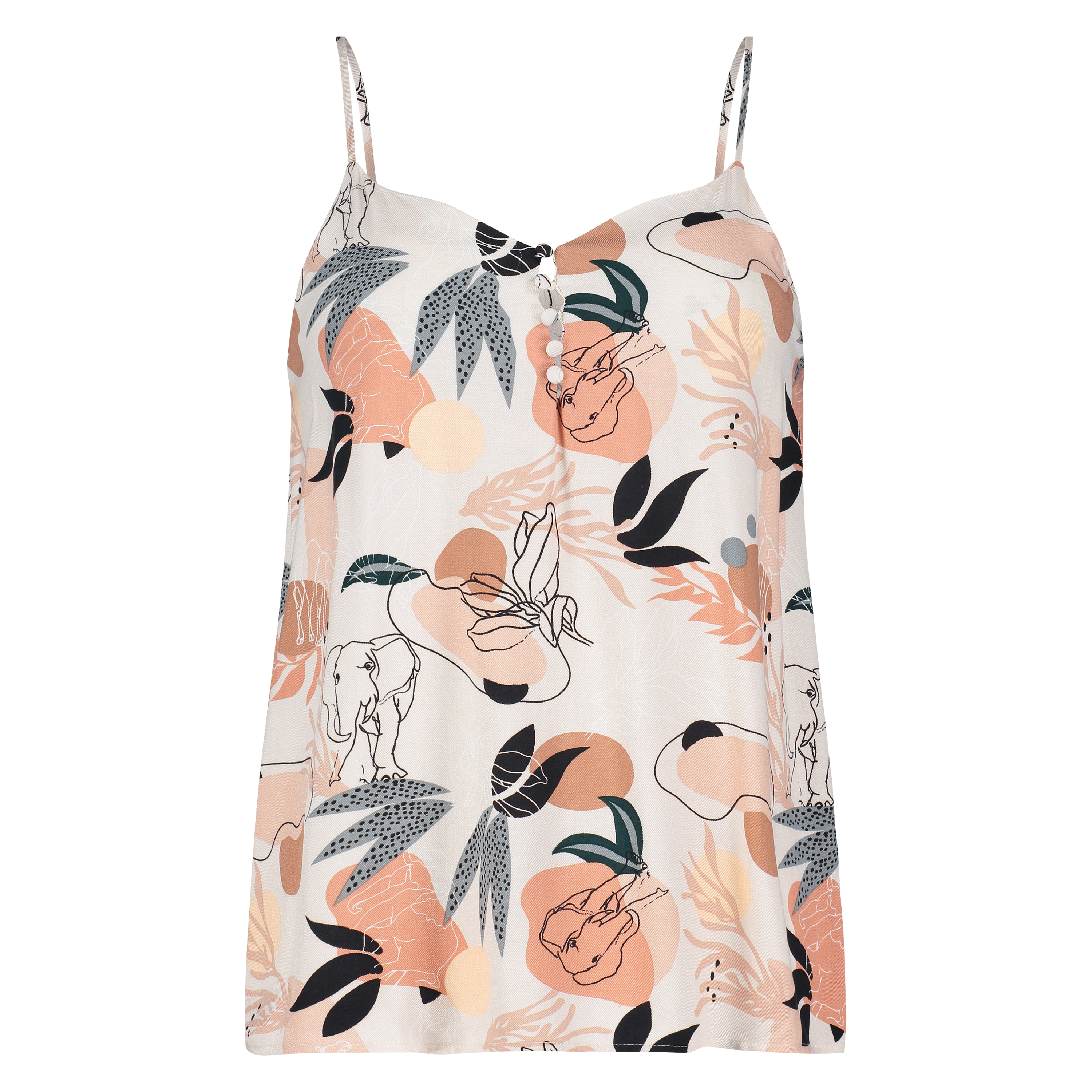 Woven cami, R&oacute;żowy, main