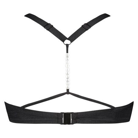 Cannes Padded Underwired Bikini Top Vivian Hoorn, Czarny