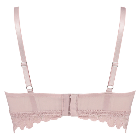 Usztywniony biustonosz pusz up bez fiszbinów Evey, Fioletowy