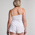 Cami lace top, Biały