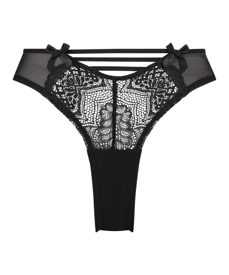 Wysoko wycięte brazyliany Uma, Czarny