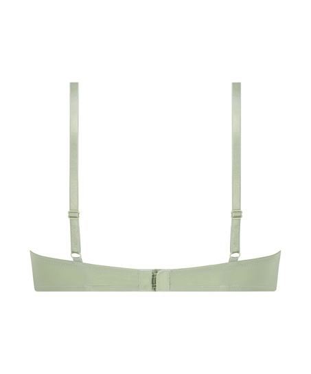 Biustonosz usztywniany z fiszbinami Plunge, Zielony
