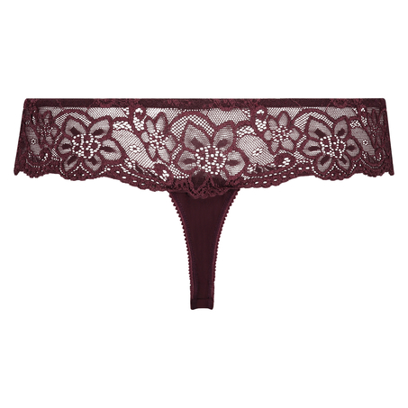 Szorty stringi Rosie, Czerwony