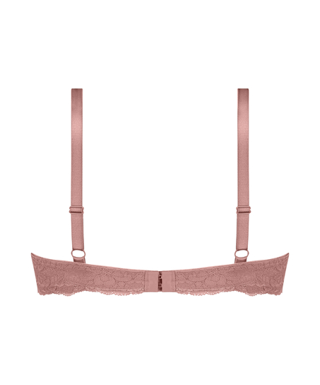 Biustonosz usztywniany z fiszbinami Marine, R&oacute;żowy