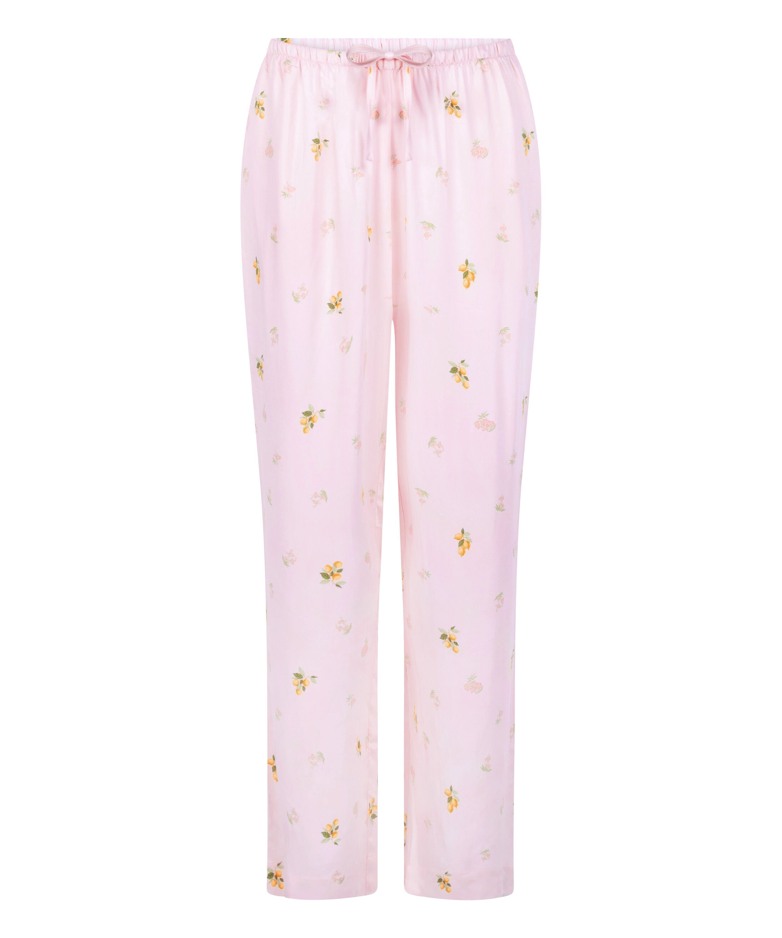 Spodnie z satyny, R&oacute;żowy