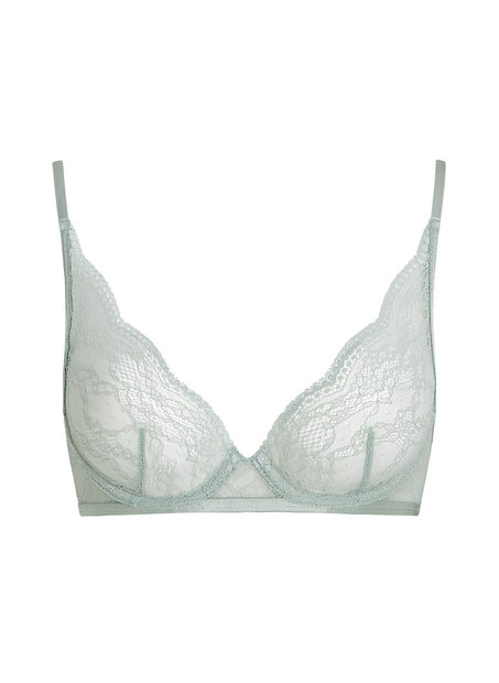 Biustonosz nieusztywniany z fiszbinami Isabelle, Zielony