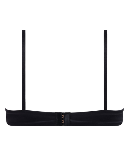 Nieusztywniany biustonosz z fiszbinami Anouk, Czarny