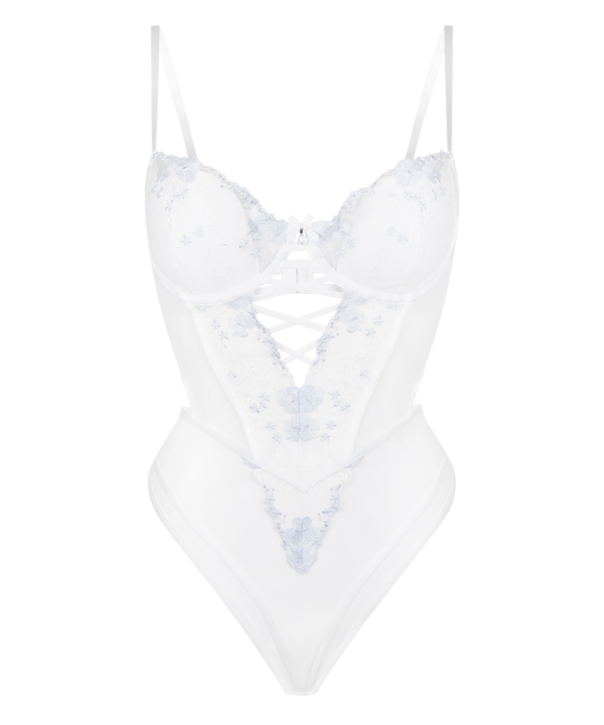 High Waisted Brazilian Miri, Biały, main