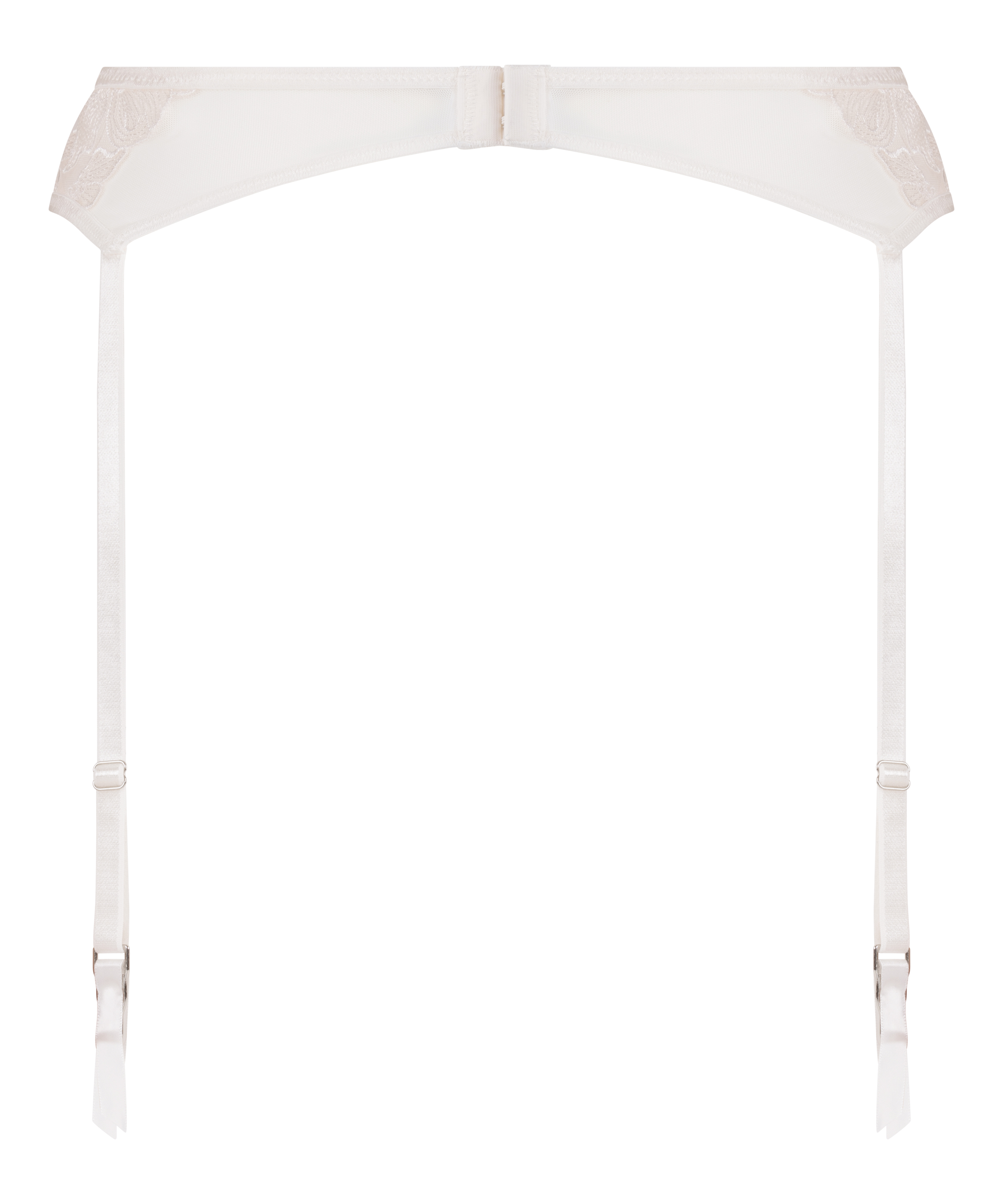 Pas do pończoch Lauren, Biały, main