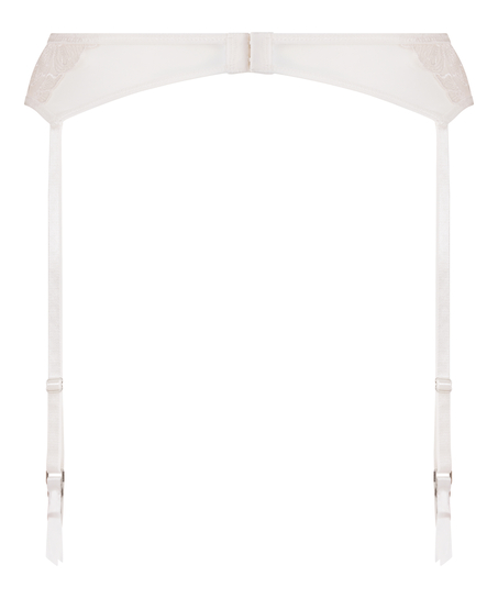 Pas do pończoch Lauren, Biały