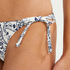 Brazyliany tanga od bikini ze wzorem paisley, Biały
