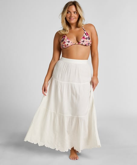 Sp&oacute;dnica haftowana, Biały