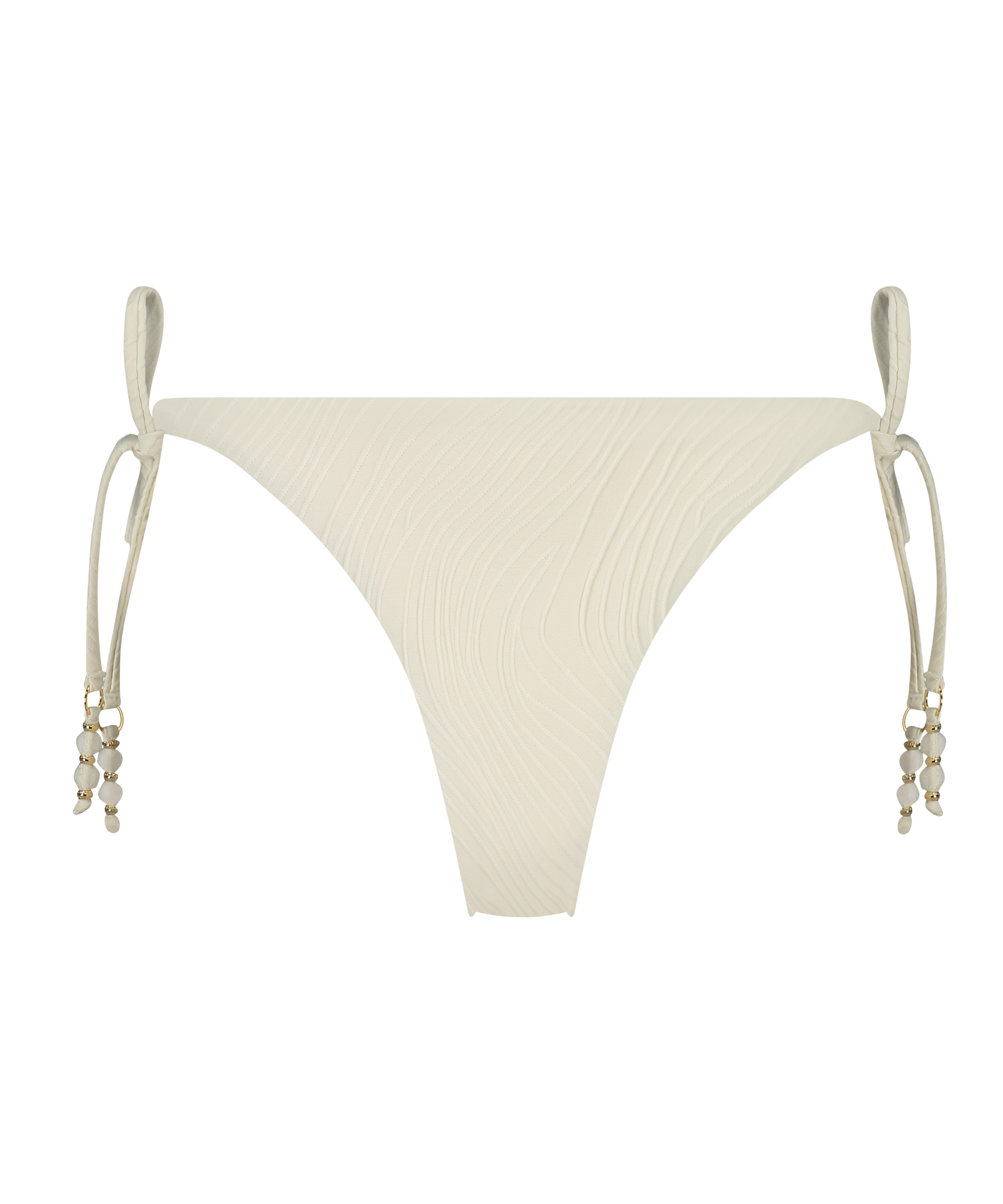 Majtki Bikini Wysoko Krojona Cozumel, Biały, main