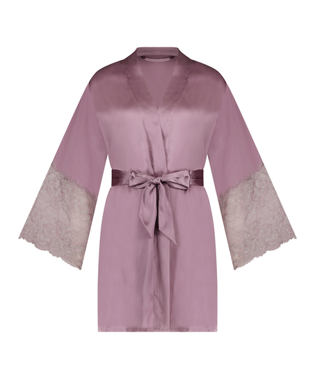 Satynowe kimono, Fioletowy