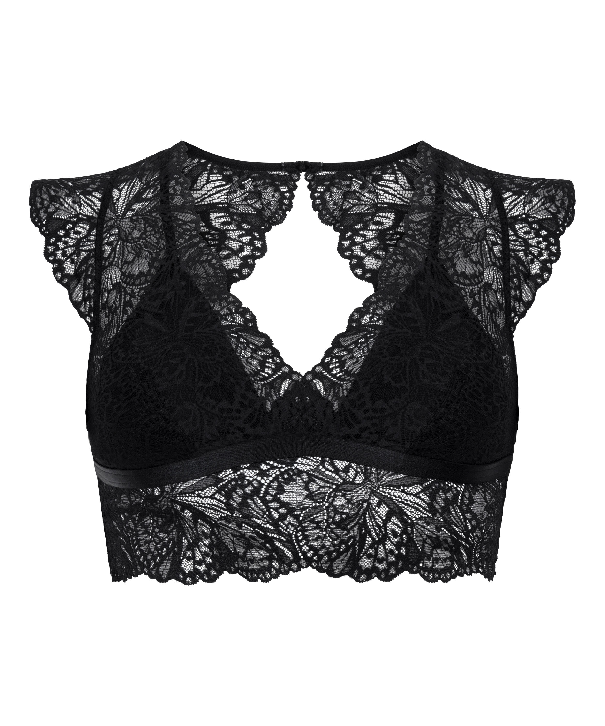 Biustonosz bralette Posie, Czarny