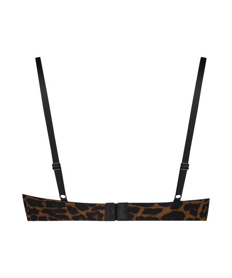 Biustonosz nieusztywniany z fiszbinami Bliss, Czarny