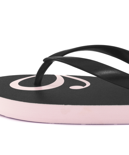Bow Flip-Flops, Czarny