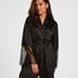 Kimono Satin Lace, Czarny