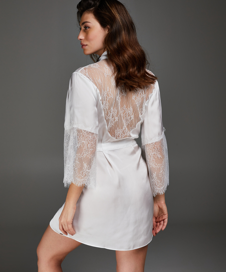 Kimono Satin Lily, Biały