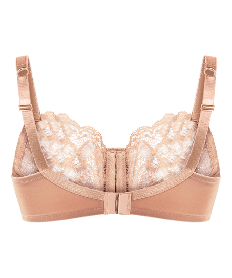 Biustonosz nieusztywniany z fiszbinami Sophie, Brązowy