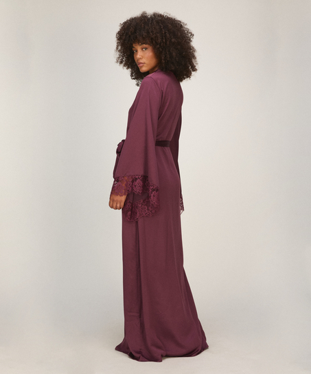 Długie Kimono Lana, Fioletowy