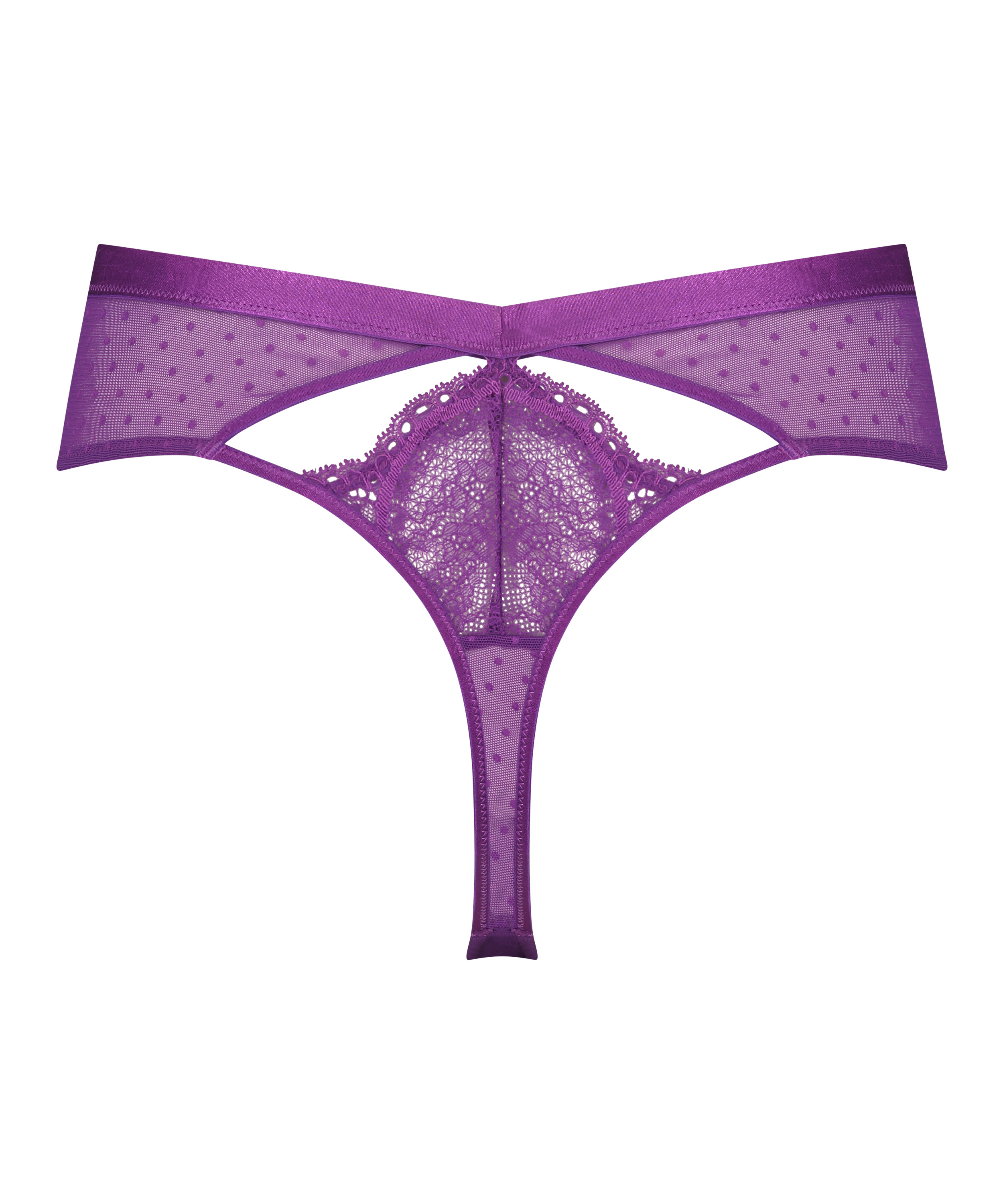 Wysoko wycięte stringi Maisie Nyakim, Fioletowy, main