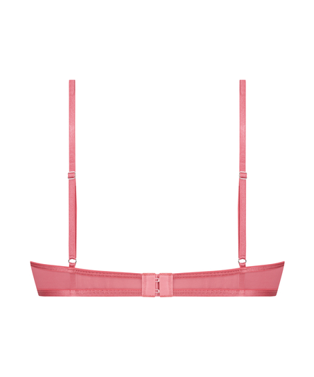 Biustonosz nieusztywniany z fiszbinami Isabelle, Różowy