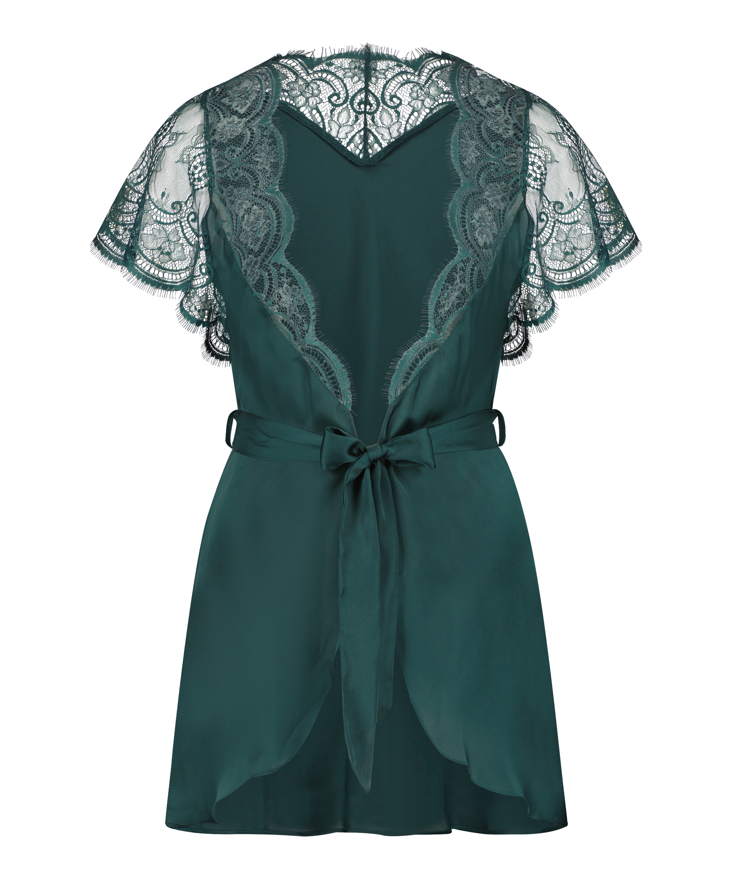 Satynowe kimono Coco, Zielony, main