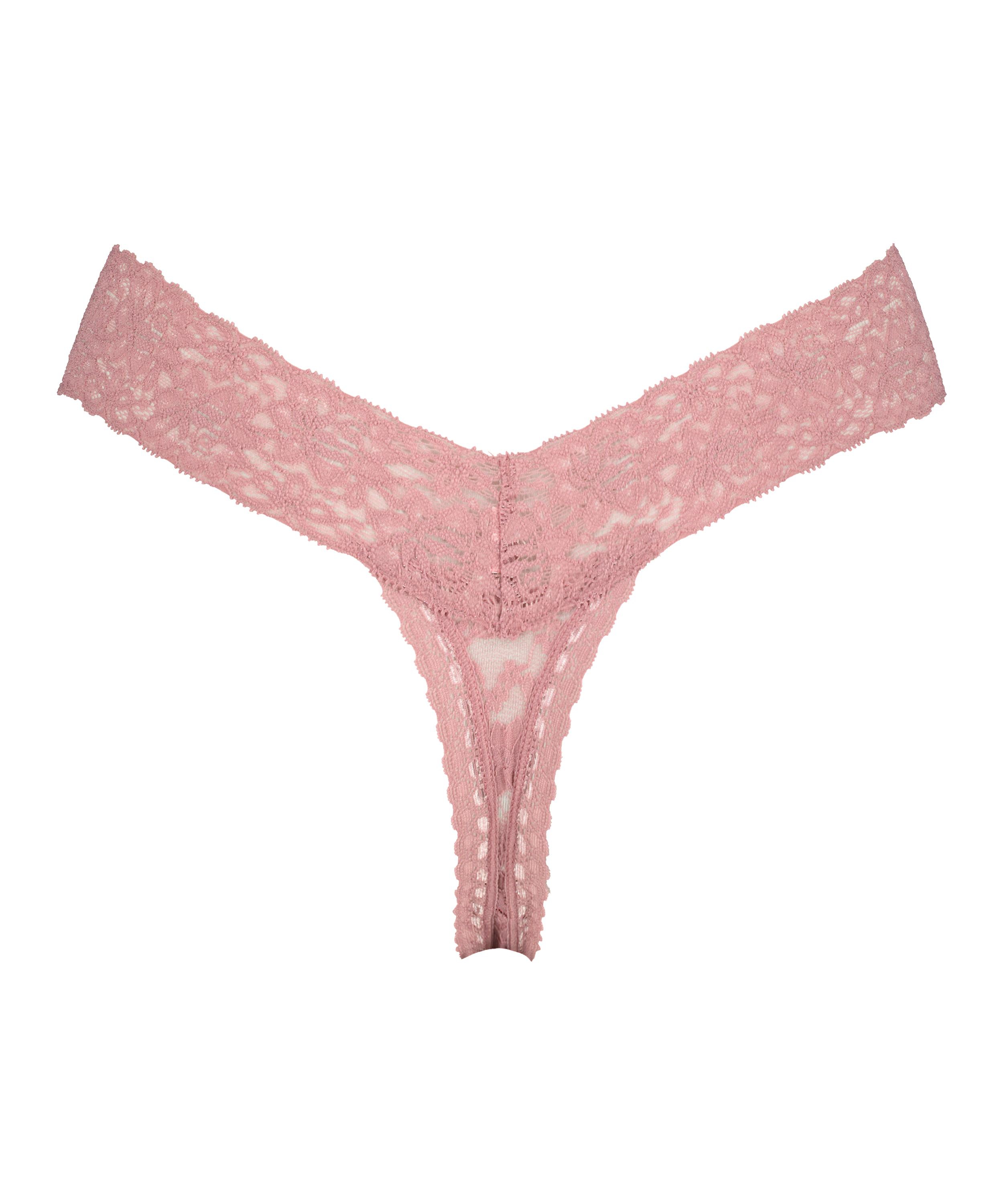 Bardzo niskie stringi V, Fioletowy, main