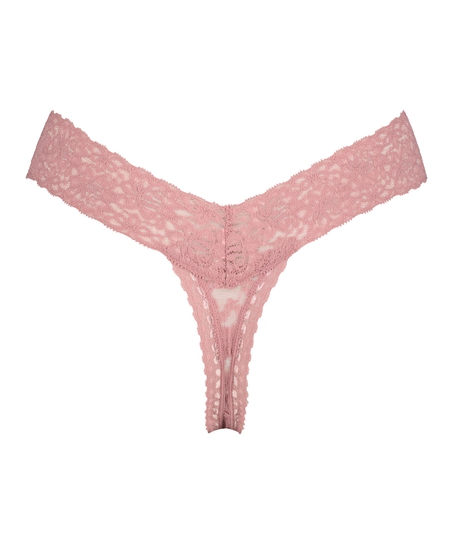 Bardzo niskie stringi V, Fioletowy