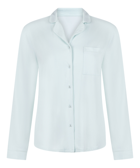 Narzutka Essential z dżerseju z długim rękawem, Zielony