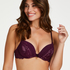 Macy padded underwired maximizer bra, Fioletowy