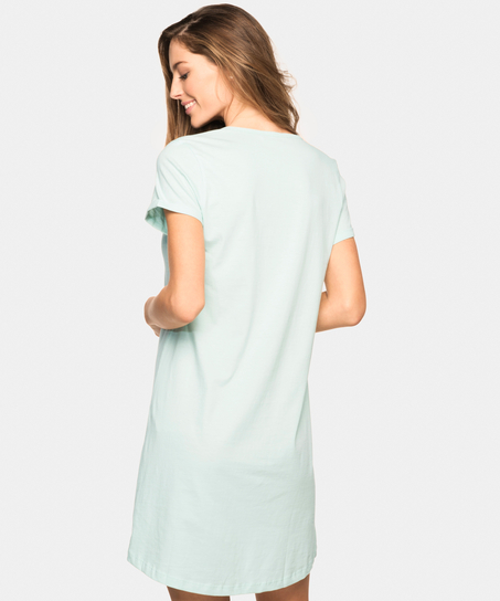Nightshirt V-neck, Zielony