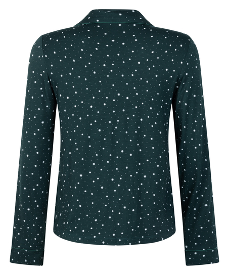 Narzutka Essential z dżerseju z długim rękawem, Zielony