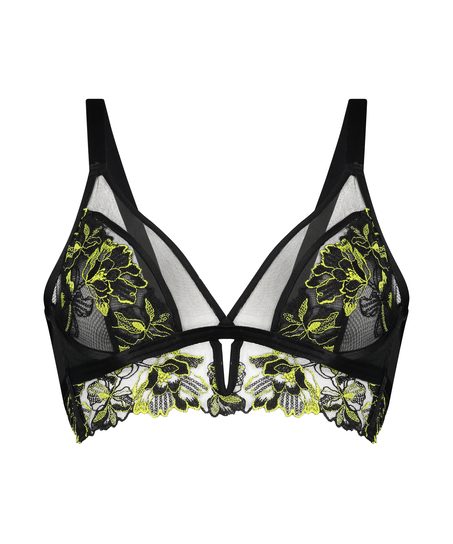 Biustonosz bralette Feyra, Czarny