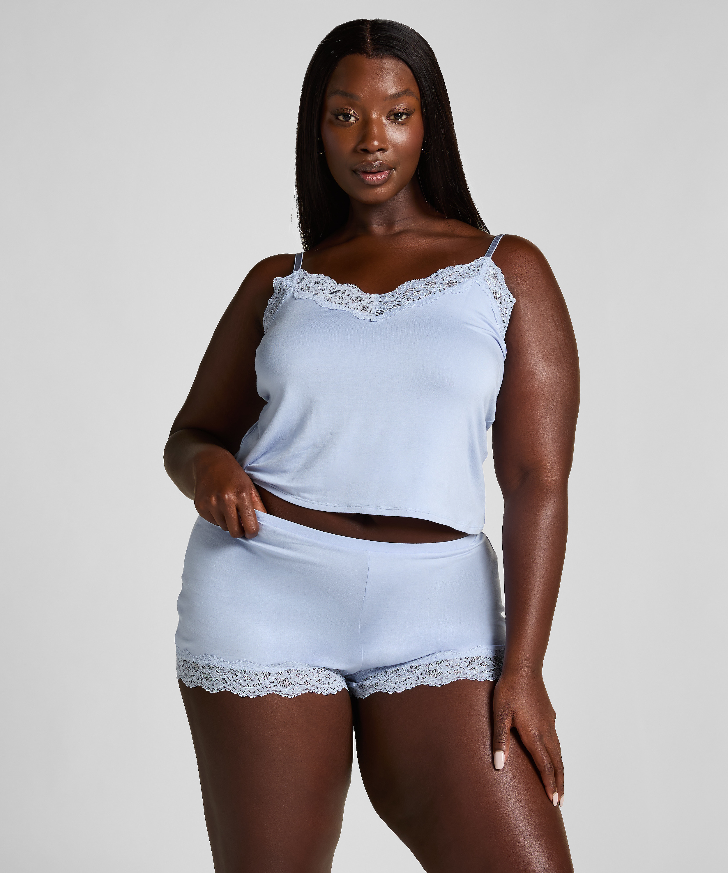 Zestaw piżamowy, Niebieski, main