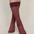 Skarpetki Sheer Back Seam, Fioletowy