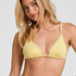 Tr&oacute;jkątny Biustonosz Bikini Riva, Ż&oacute;łty